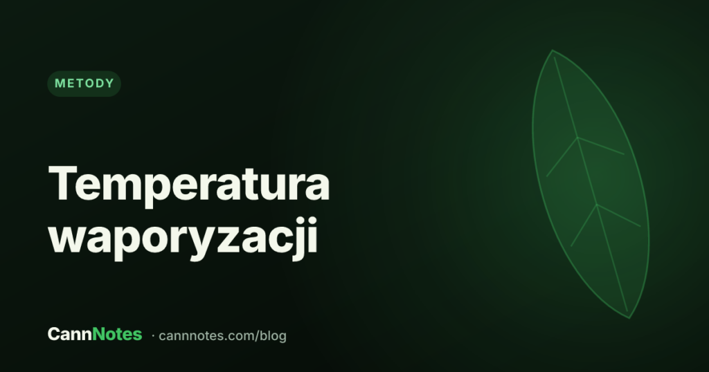 Wyświetlacz waporyzatora z ustawioną temperaturą waporyzacji suszu