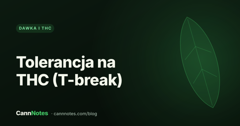 Kalendarz przerwy tolerancyjnej T-break od THC
